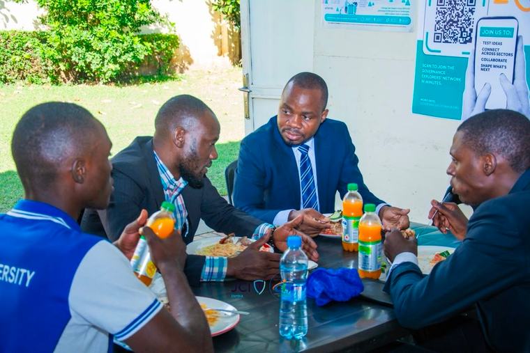 JCI Zambia members meeting with government stakeholders